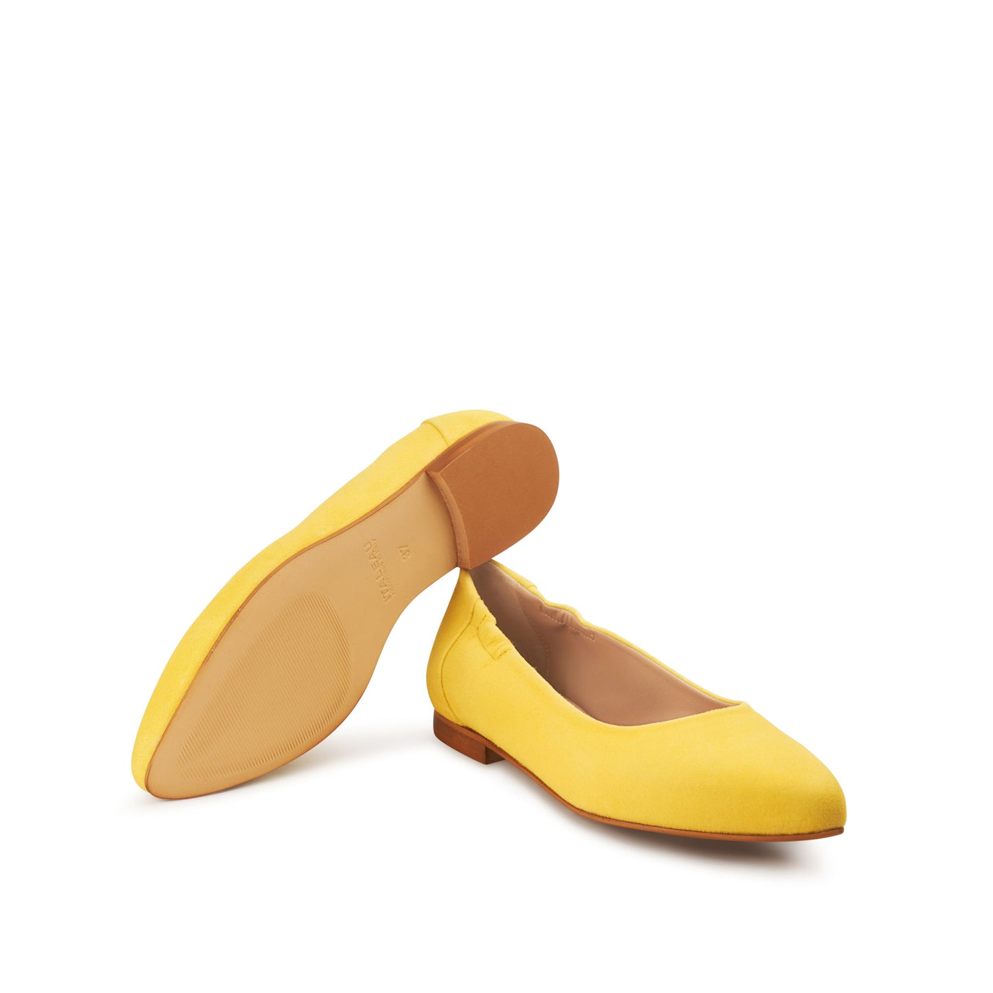 Mara Suede Ballet Flats Butter - Last Chance
