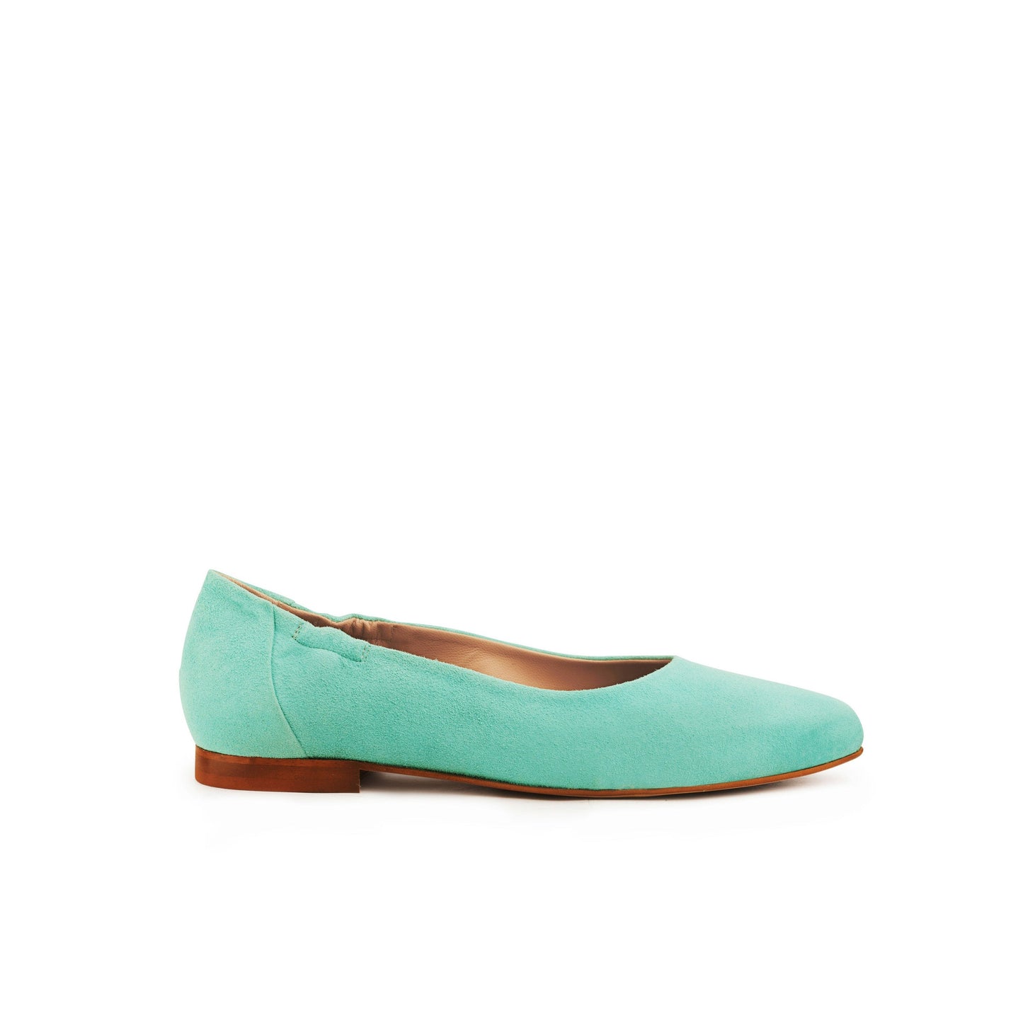 Mara Suede Ballet Flats Jade - Last Chance