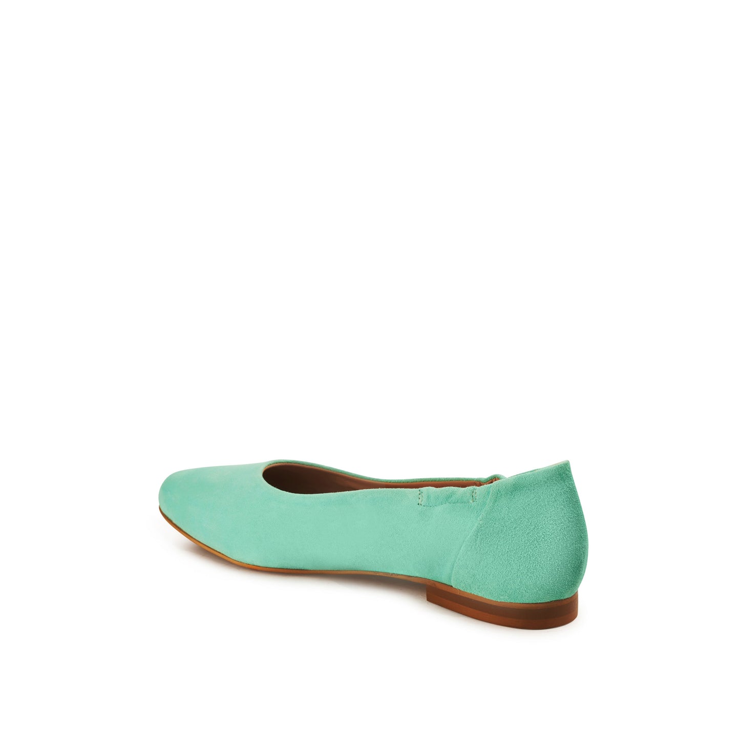 Mara Suede Ballet Flats Jade - Last Chance