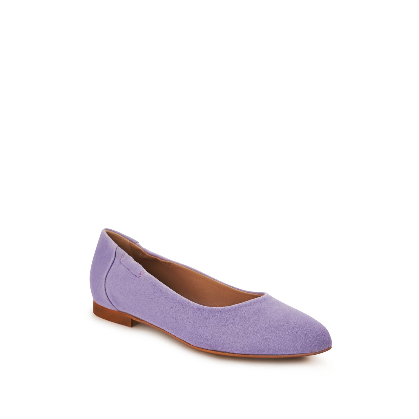 Mara Suede Ballet Flats Lilac - Last Chance