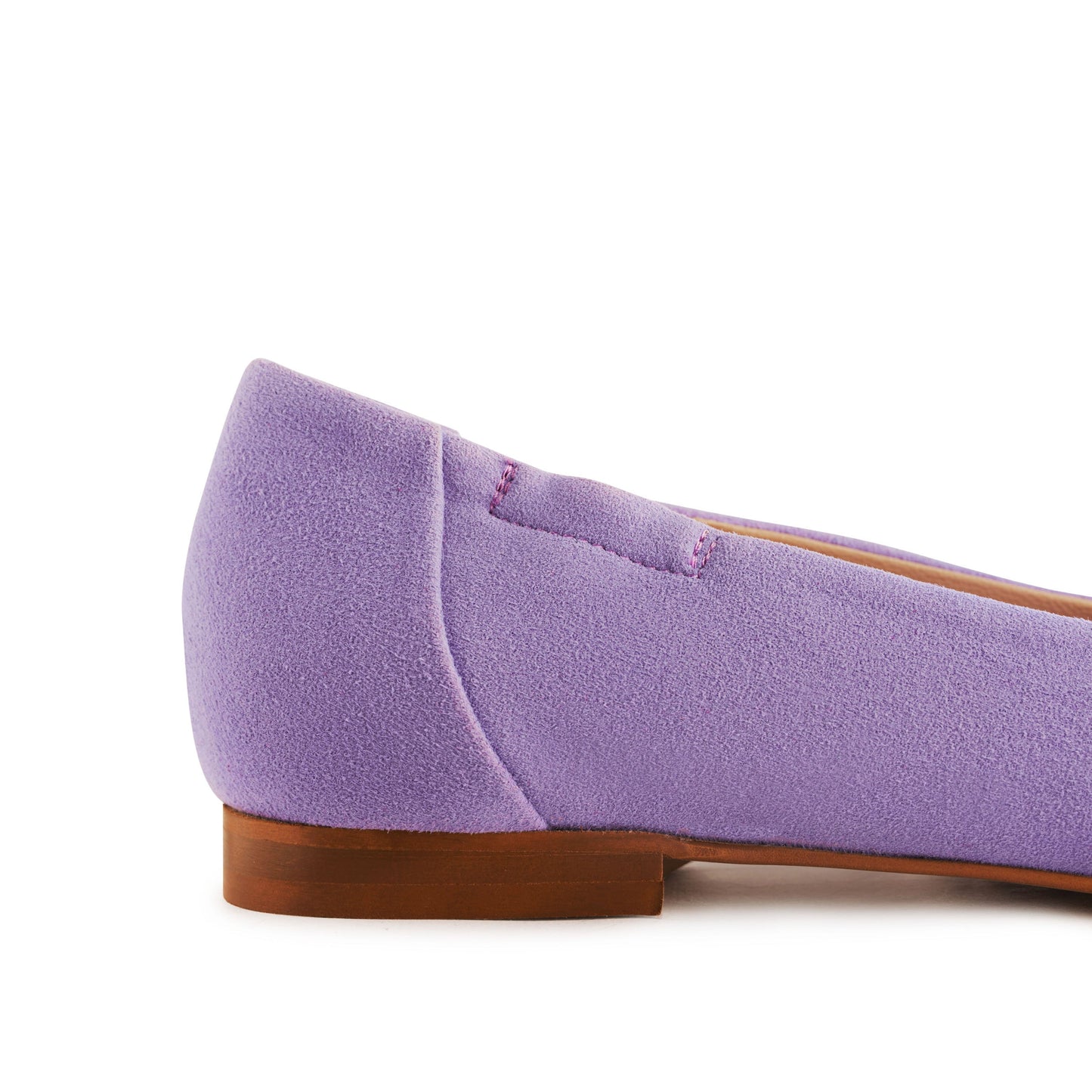 Mara Suede Ballet Flats Lilac - Last Chance