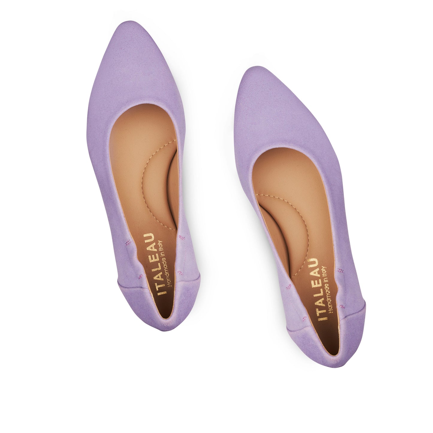 Mara Suede Ballet Flats Lilac - Last Chance