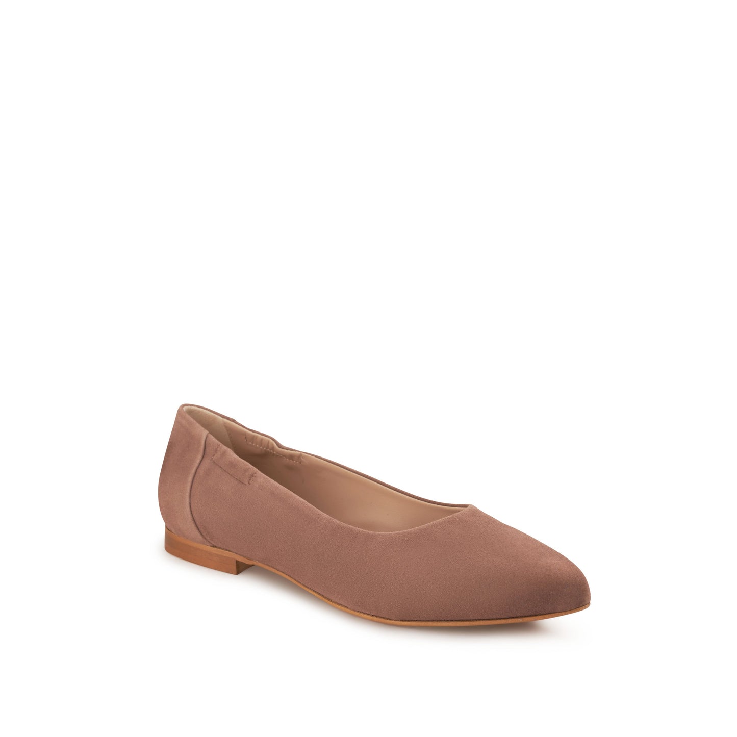 Mara Suede Ballet Flats Tortora - Last Chance