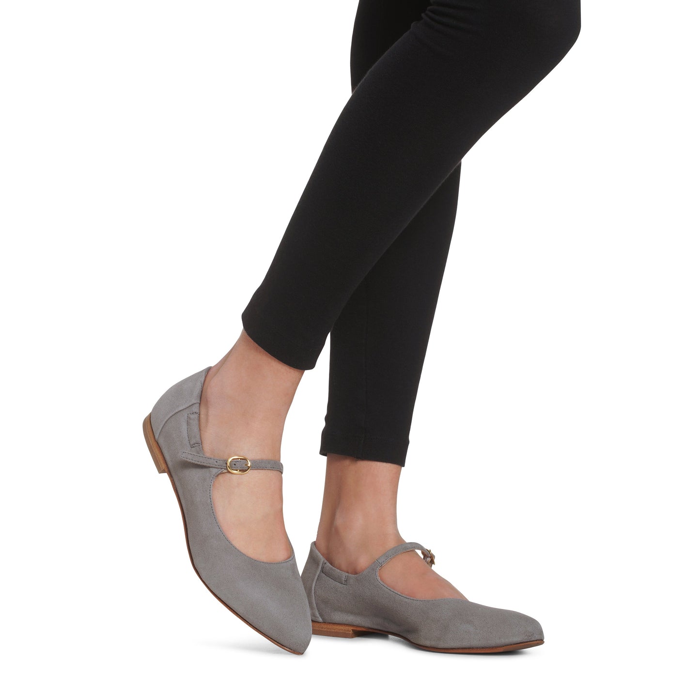 Melia Flexlite Flats Stone - Last Chance