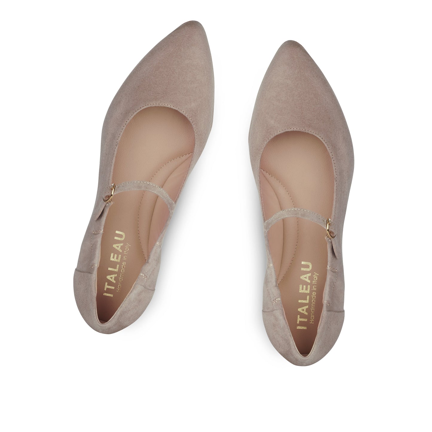 Melia Flexlite Flats Taupe - Last Chance