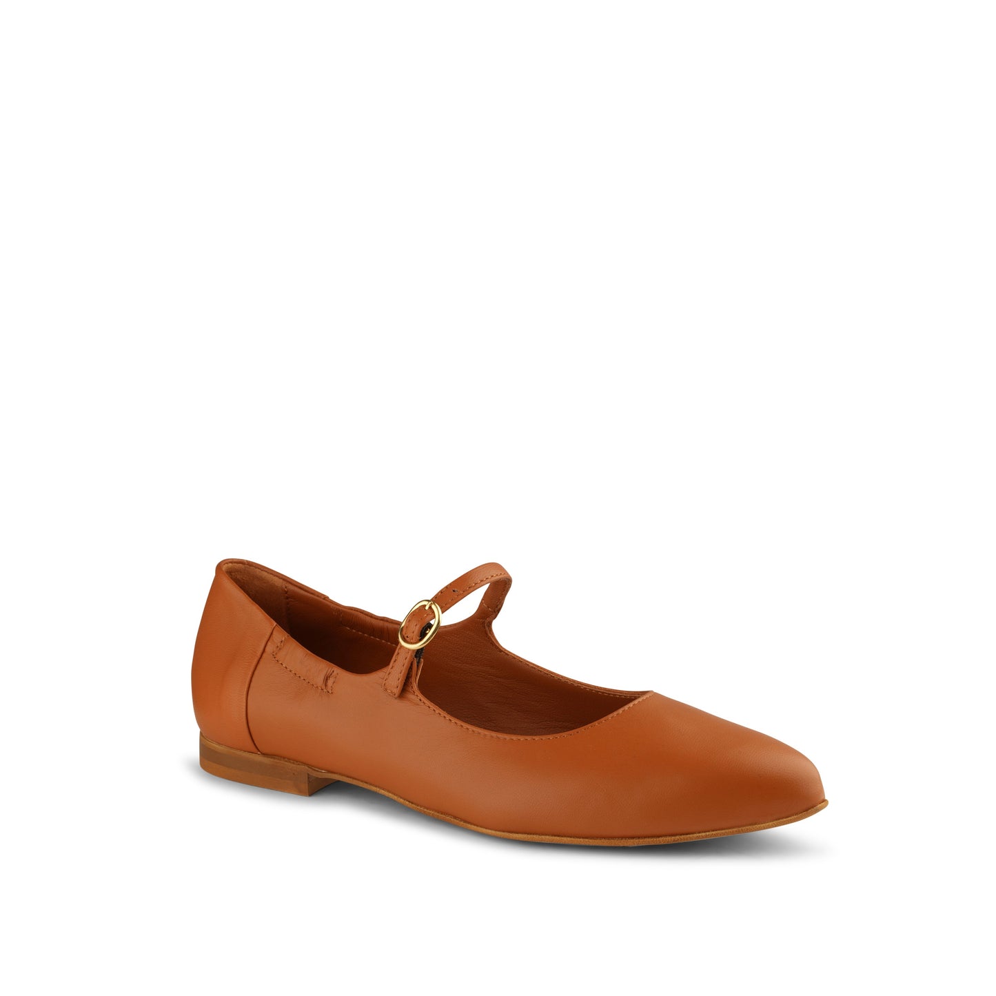 Melia Flexlite Flats Chestnut - Last Chance
