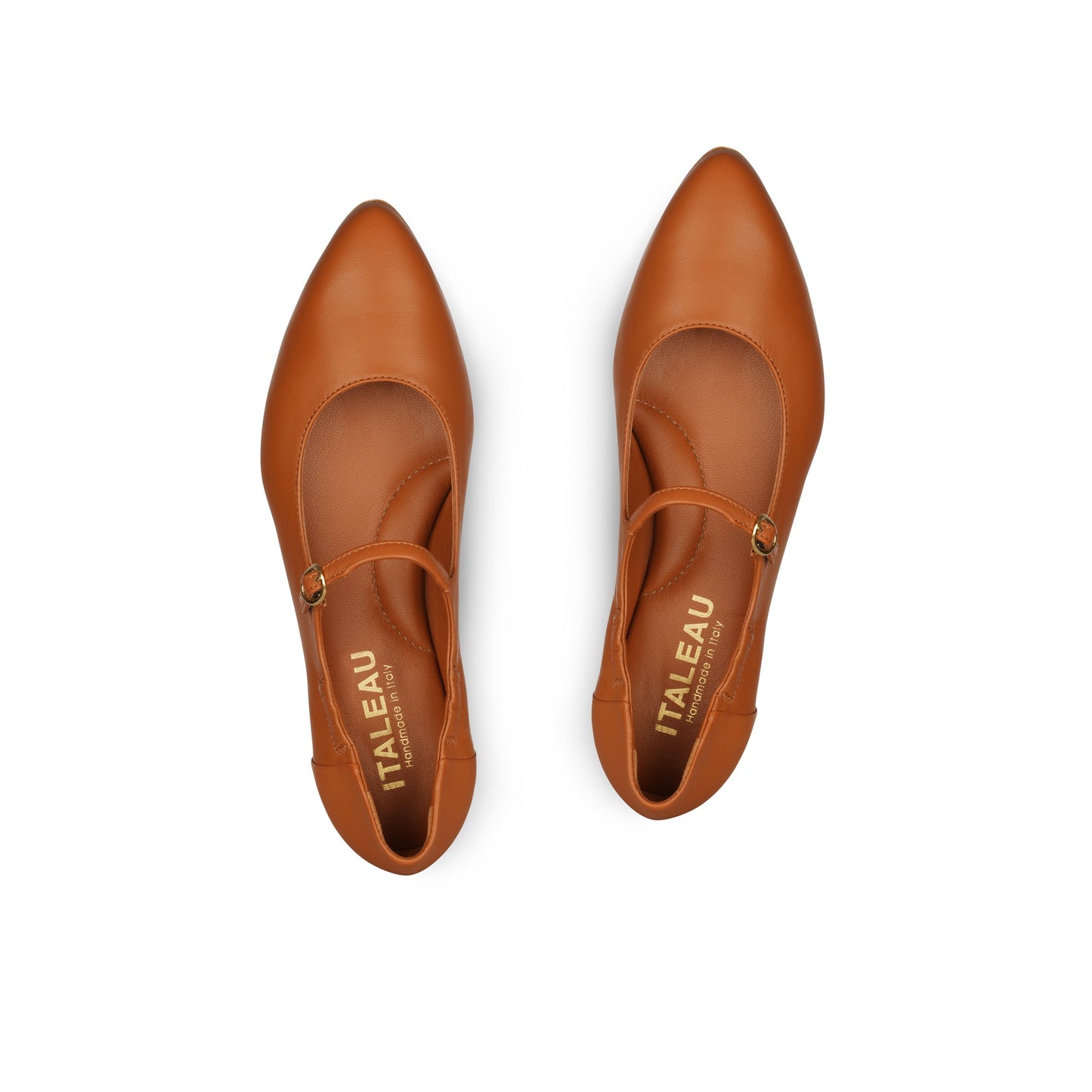 Melia Flexlite Flats Chestnut - Last Chance