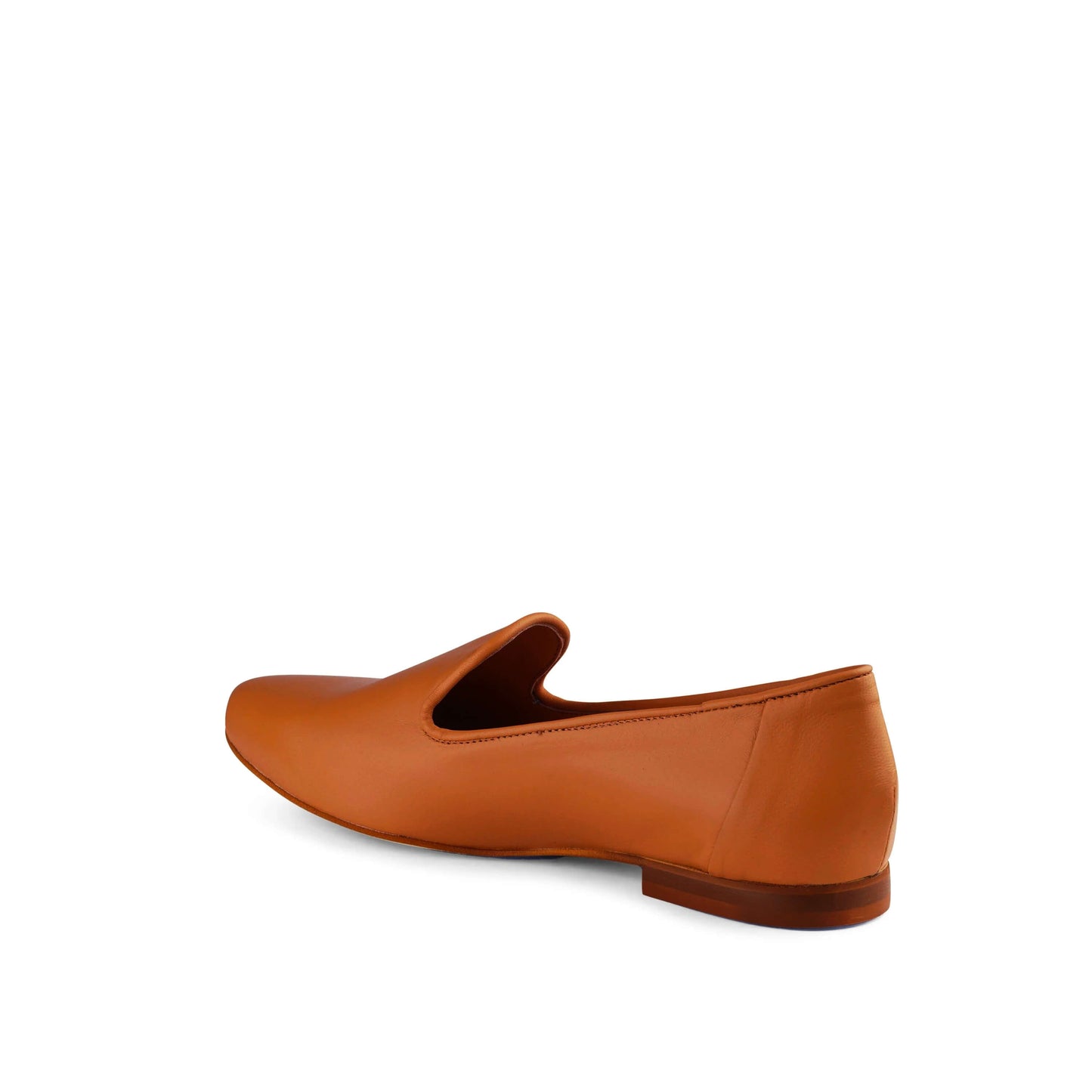 Teresa Leather Loafers Chestnut