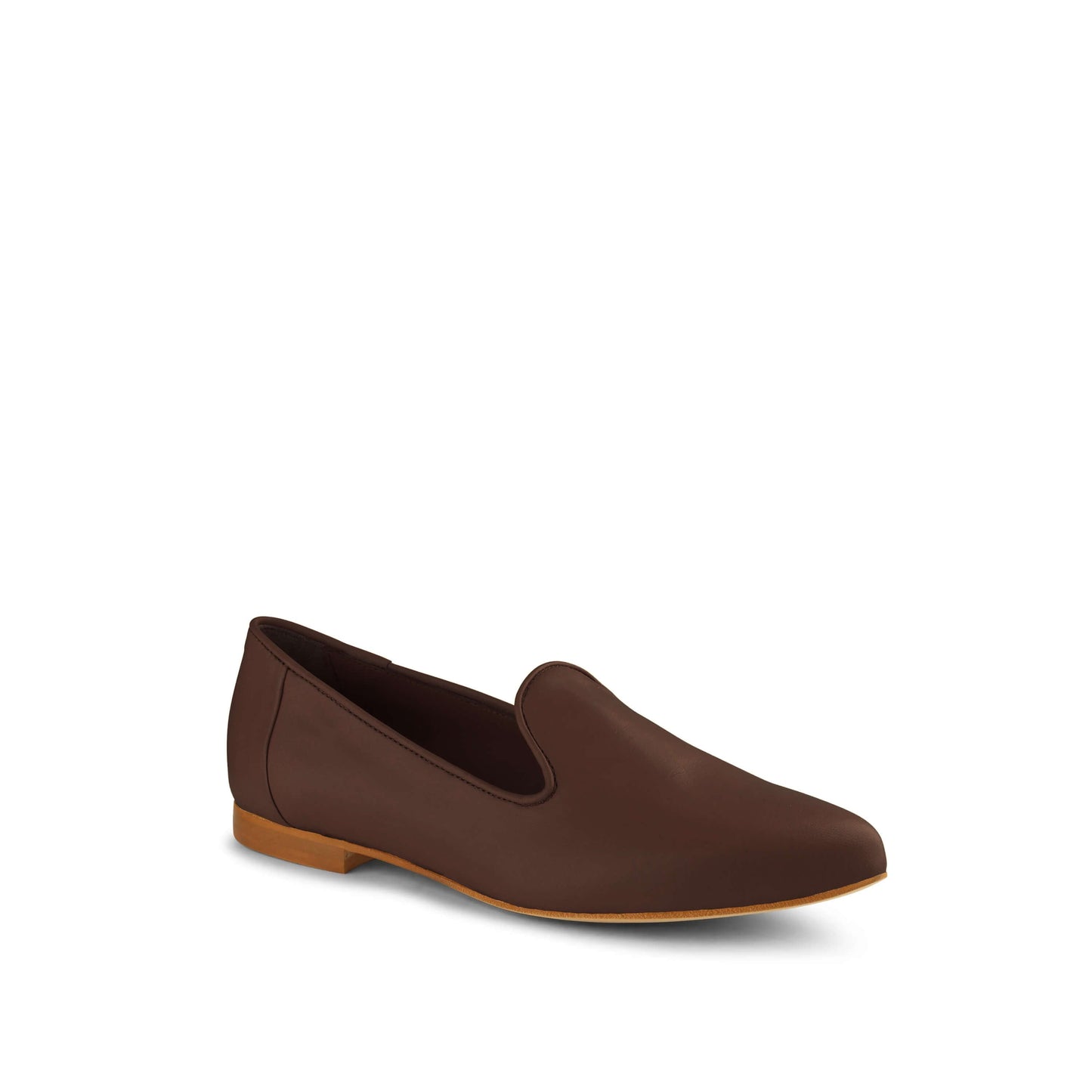 Teresa Leather Loafers Chocolate