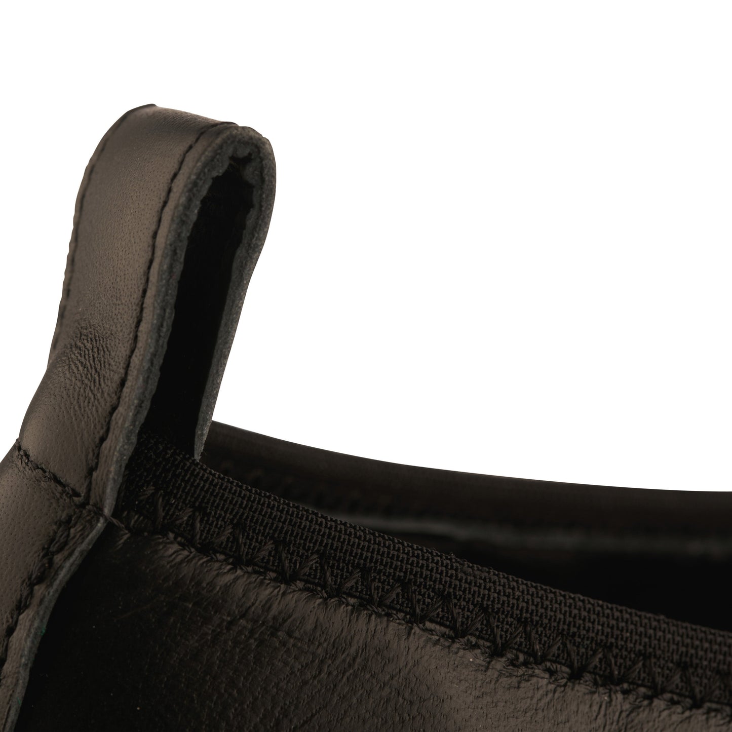 Valleria Leather Flats Jet Black - Last Chance