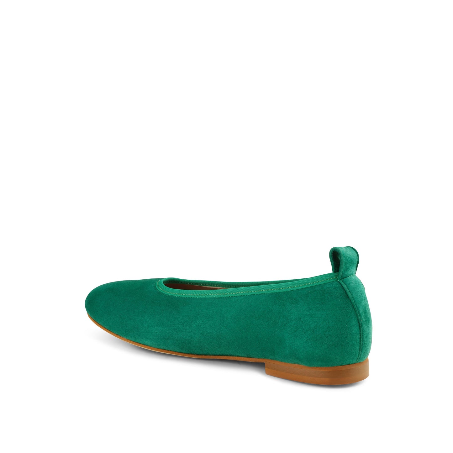 Valleria Suede Flats Emerald - Last Chance