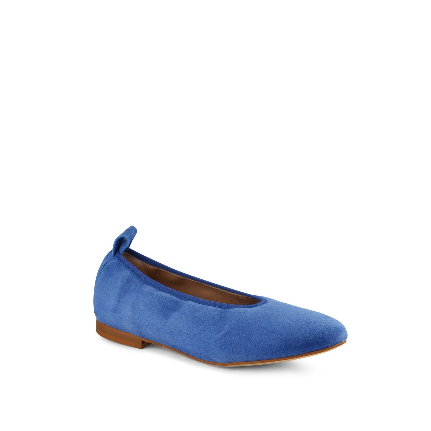 Valleria Suede Flats Sapphire - Last Chance