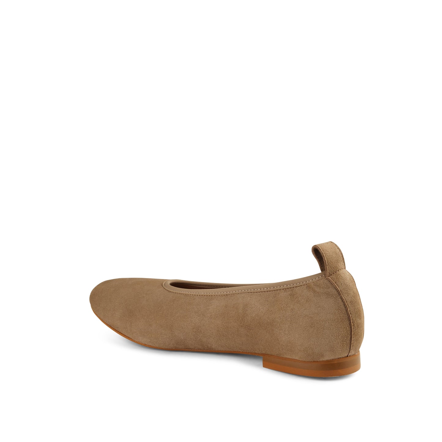 Valleria Suede Flats Taupe - Last Chance
