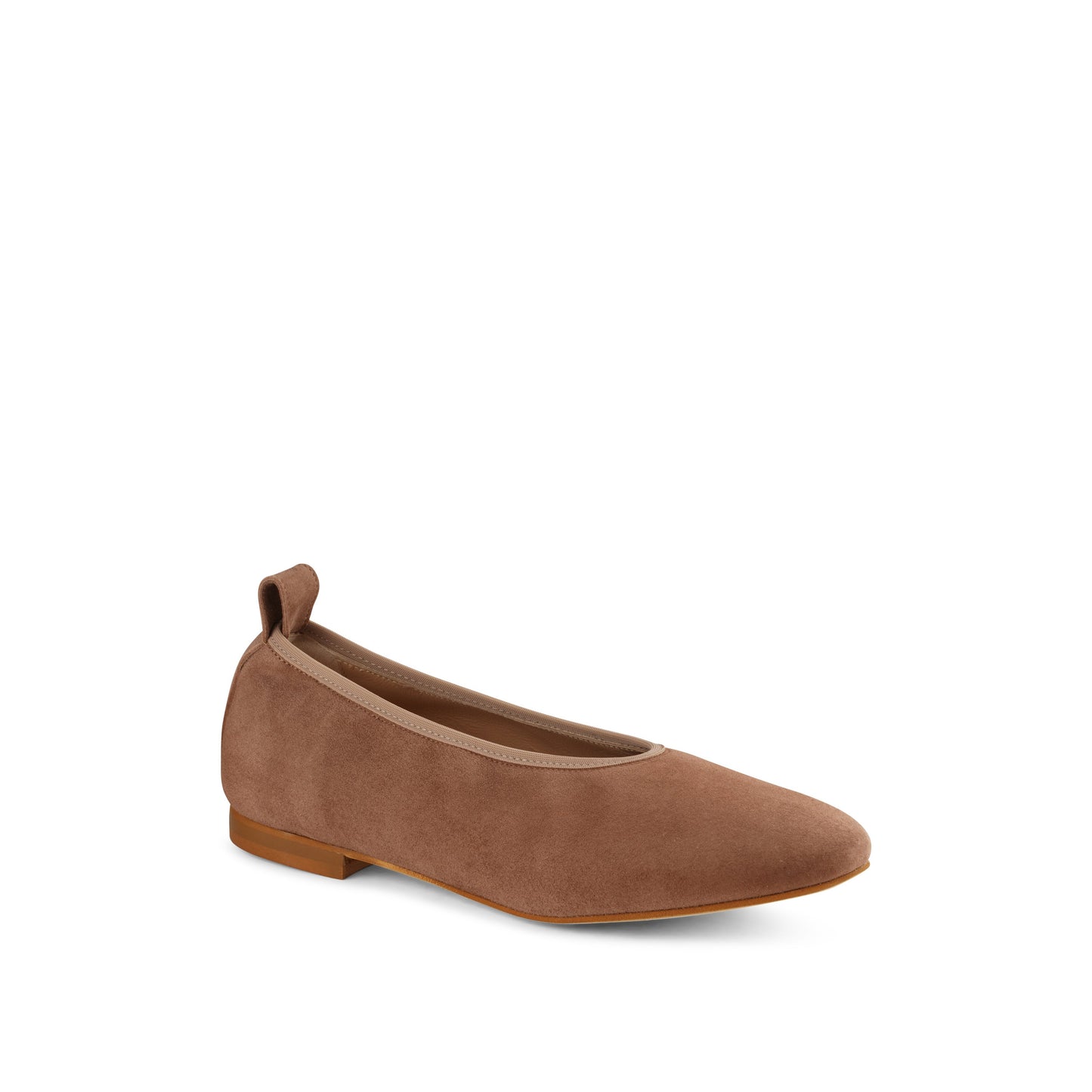 Valleria Suede Flats Tortora - Last Chance
