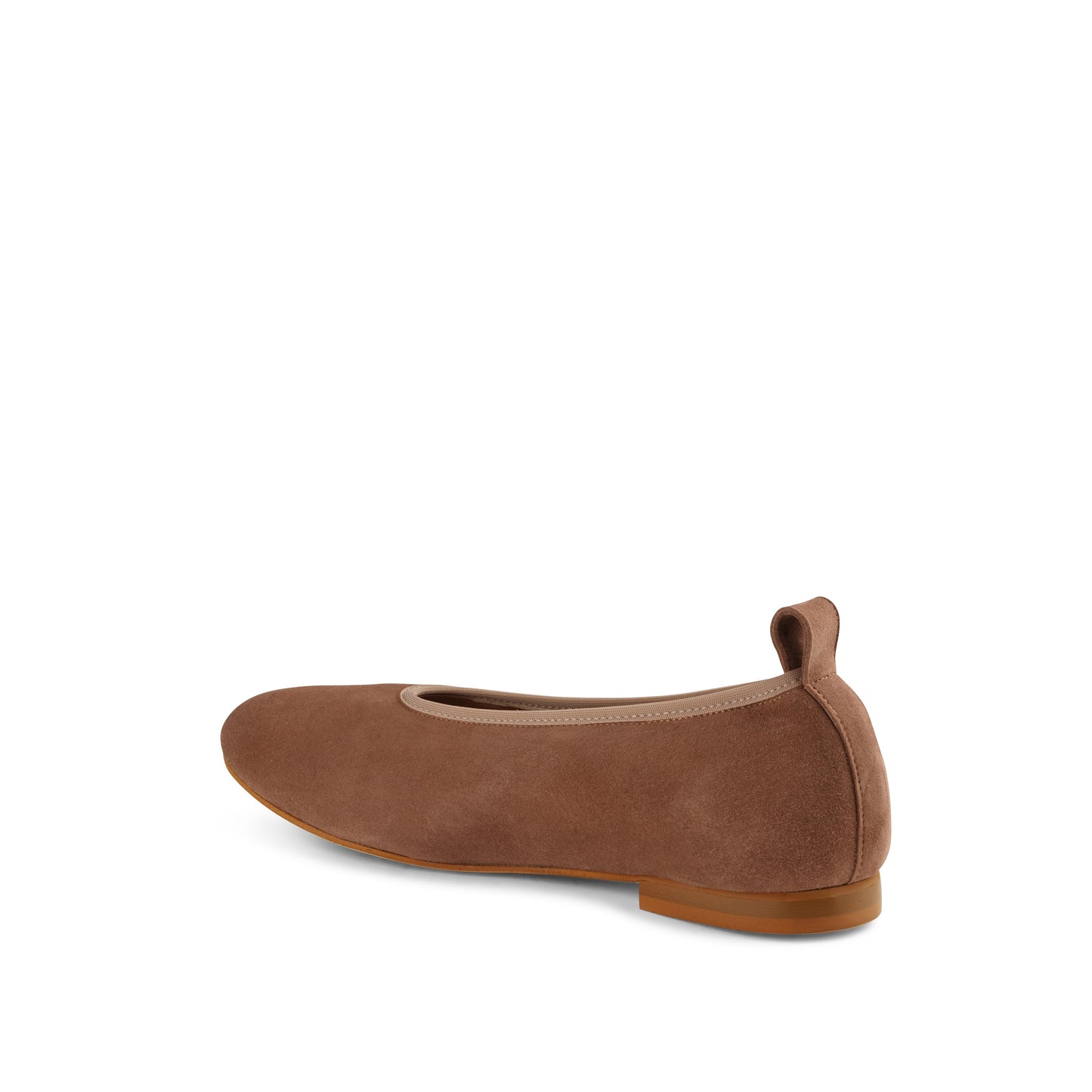 Valleria Suede Flats Tortora - Last Chance