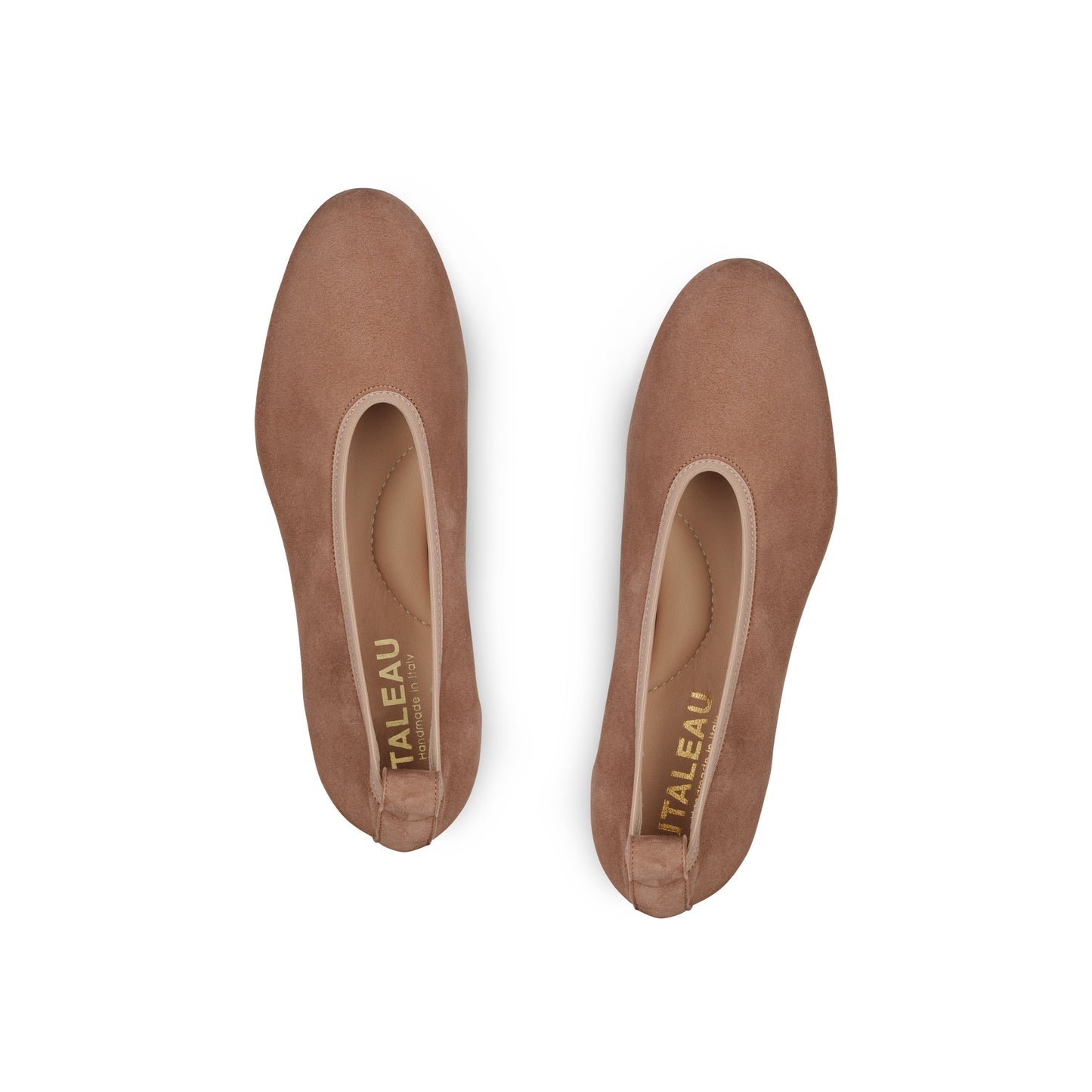 Valleria Suede Flats Tortora - Last Chance