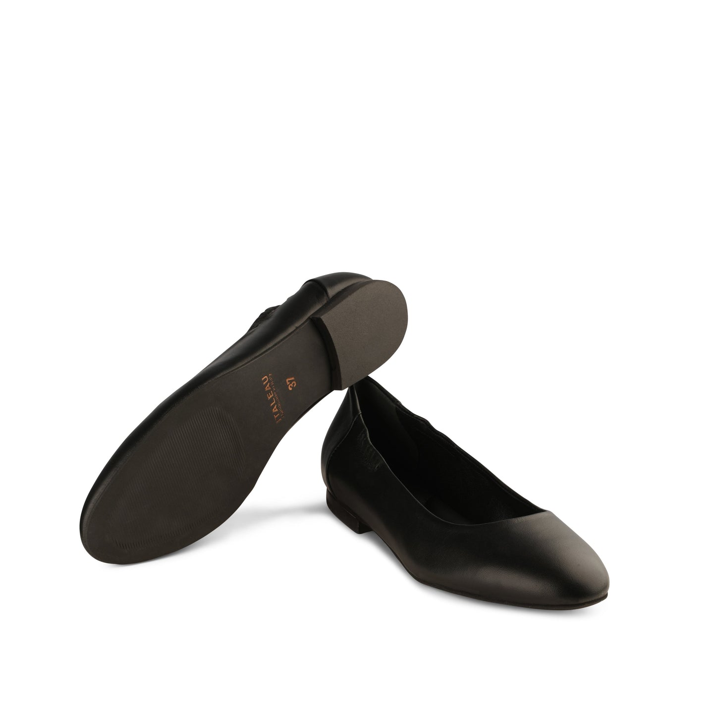 Vera Flexlite Flats Jet Black